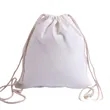 Blank Cotton Canvas Drawstring Bags Storage Backpack  | https://www.bestnamebadges.com