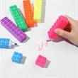 Customizable Building Bricks Stacking Magic Highlighter Pen | https://www.bestnamebadges.com