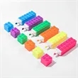 Customizable Building Bricks Stacking Magic Highlighter Pen | https://www.bestnamebadges.com