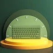 Wireless Keyboard Mouse Combo Portable Home Office | https://www.bestnamebadges.com