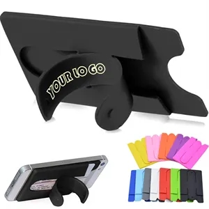 Two Function Soft Silicone  Kickstand  Wallet