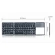 Wireless Foldable Rechargeable Keyboard With Touchpad | https://www.bestnamebadges.com