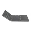 Wireless Foldable Rechargeable Keyboard With Touchpad | https://www.bestnamebadges.com