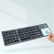 Wireless Foldable Rechargeable Keyboard With Touchpad | https://www.bestnamebadges.com