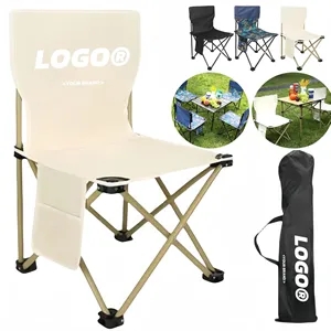 Portable Folding Camping Stool With Carry Bag Outdoor