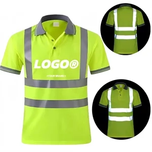 Reflective Safety T-Shirt Quick Drying Engineering