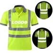 Reflective Safety T-Shirt Quick Drying Engineering | https://www.bestnamebadges.com