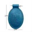 Multicolor Hotel Promotion Customized Leather Key Chain | https://www.bestnamebadges.com