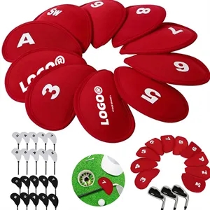 Customizable Golf Club Iron Head Protector Cover
