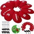 Customizable Golf Club Iron Head Protector Cover | https://www.bestnamebadges.com