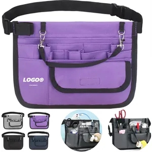 Multi Compartment Pocket Fanny Pack Nursing Belt Organizer