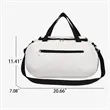 Solid Color Simple Waterproof Lightweight Sport Travel Bag  | https://www.bestnamebadges.com