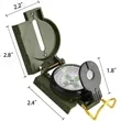 Flip Top Multifunctional Marching Lensatic Compass | https://www.bestnamebadges.com