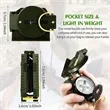 Flip Top Multifunctional Marching Lensatic Compass | https://www.bestnamebadges.com
