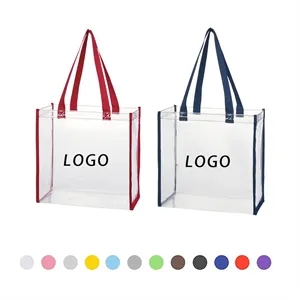 Custom Transparent PVC Tote Bag