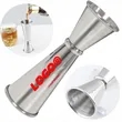 1/2oz. Stainless Steel Jigger With Graduated Line | https://www.bestnamebadges.com