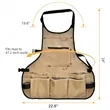 Waterproof Adjustable Oxford Cloth Work Tool Apron | https://www.bestnamebadges.com