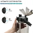 68oz Large Capacity Water Bottles with Straw & Time Marker | https://www.bestnamebadges.com