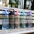 68oz Large Capacity Water Bottles with Straw & Time Marker | https://www.bestnamebadges.com