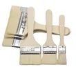 Customizable Long Wooden Wool Handled Soft Bristle Brush  | https://www.bestnamebadges.com