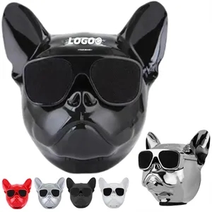 Bulldog Speaker Portable Dog Shape Stereo Sound Music