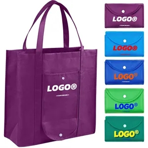 Extra Large Grocery Bags Foldable Into Pouch Durable Heavy