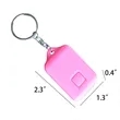 Mini Solar Rechargeable Strong Led Flashlight Keychain | https://www.bestnamebadges.com