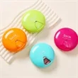 Portable Round Sealed Seven Day Rotating Pill Box | https://www.bestnamebadges.com
