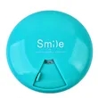 Portable Round Sealed Seven Day Rotating Pill Box | https://www.bestnamebadges.com