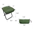 Customizable Portable Foldable Camp Fishing Chair  | https://www.bestnamebadges.com
