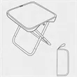 Customizable Portable Foldable Camp Fishing Chair  | https://www.bestnamebadges.com