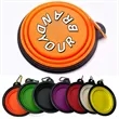 Silicone Foldable Pet Bowls Utility Level Customized | https://www.bestnamebadges.com