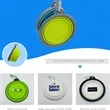 Silicone Foldable Pet Bowls Utility Level Customized | https://www.bestnamebadges.com