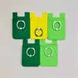 With Ring Stand Stick On Cell Phone Slim Leather Wallet | https://www.bestnamebadges.com