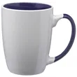 12 oz Two-Tone Coffee Mug w/ Custom Imprint | https://www.bestnamebadges.com