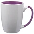 12 oz Two-Tone Coffee Mug w/ Custom Imprint | https://www.bestnamebadges.com