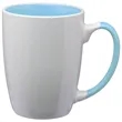 12 oz Two-Tone Coffee Mug w/ Custom Imprint | https://www.bestnamebadges.com