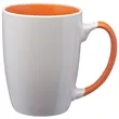 12 oz Two-Tone Coffee Mug w/ Custom Imprint | https://www.bestnamebadges.com