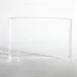Freestanding Horizontal Curved Award Frame | https://www.bestnamebadges.com