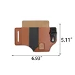 Multifunctional Storage Waist Bag Outdoor Tool Leather Case | https://www.bestnamebadges.com