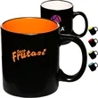 Two-Tone Coffee Mug w/ Custom Imprint | https://www.bestnamebadges.com