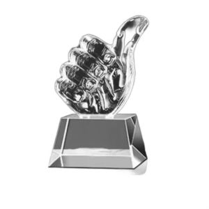 Creative Thumb Crystal Trophy Customization