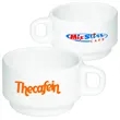 2 oz. Customized Espresso Ceramic Cups | https://www.bestnamebadges.com