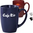 16 oz Large Coffee Mugs w/ Custom Logo | https://www.bestnamebadges.com
