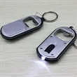 Mini Slide Button Led Flashlight With Can Opener Key Chain | https://www.bestnamebadges.com