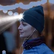 Unisex LED Beanie with Light Hands Free  Headlamp Hats | https://www.bestnamebadges.com