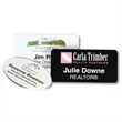 Full Color Digital Print Name Plate with Engraving | https://www.bestnamebadges.com