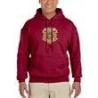 Gildan Adult Hooded Sweatshirt | https://www.bestnamebadges.com