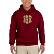 Gildan Adult Hooded Sweatshirt | https://www.bestnamebadges.com