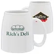 18 oz. Inverted Ceramic Coffee Mugs | https://www.bestnamebadges.com